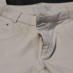 Cream Denim Jeans